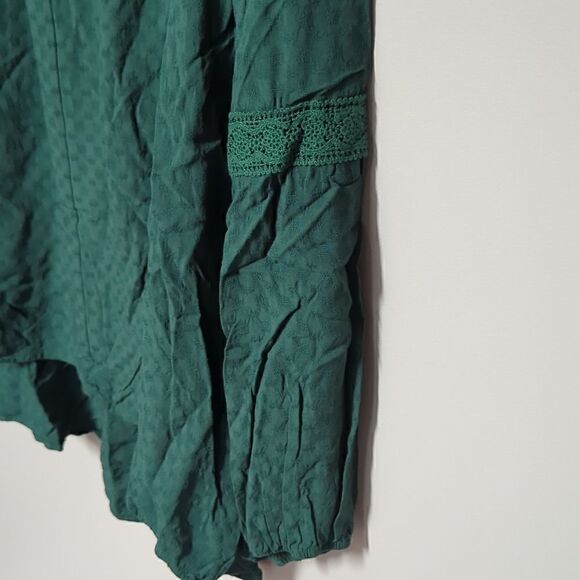 Maurices Green Long Sleeve Blouse - Picture 3 of 7